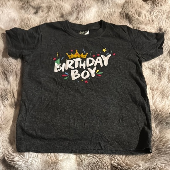 Birthday Boy Graphic T-Shirt - heather gray - Picture 1 of 4